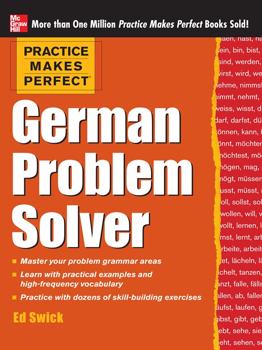Title details for Practice Makes Perfect German Problem Solver by Ed Swick - Available